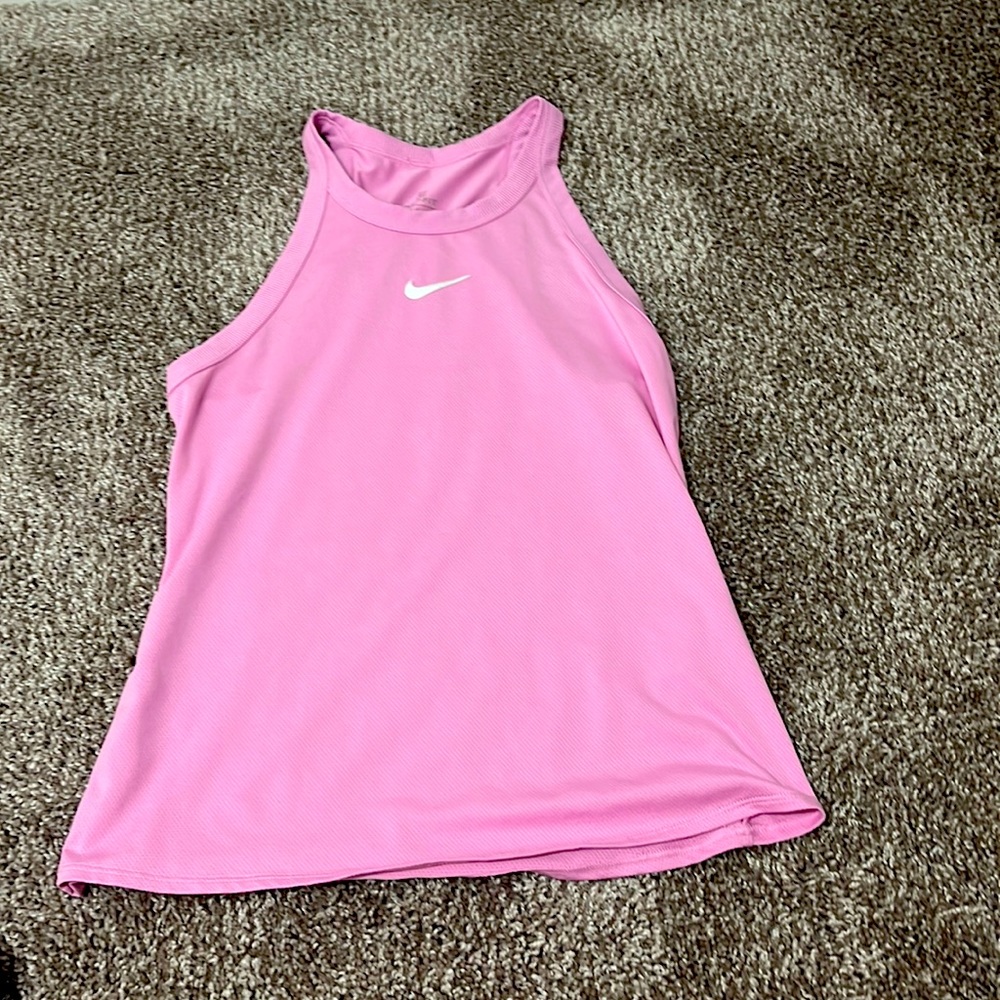 Nike pink running/ tennis tank.